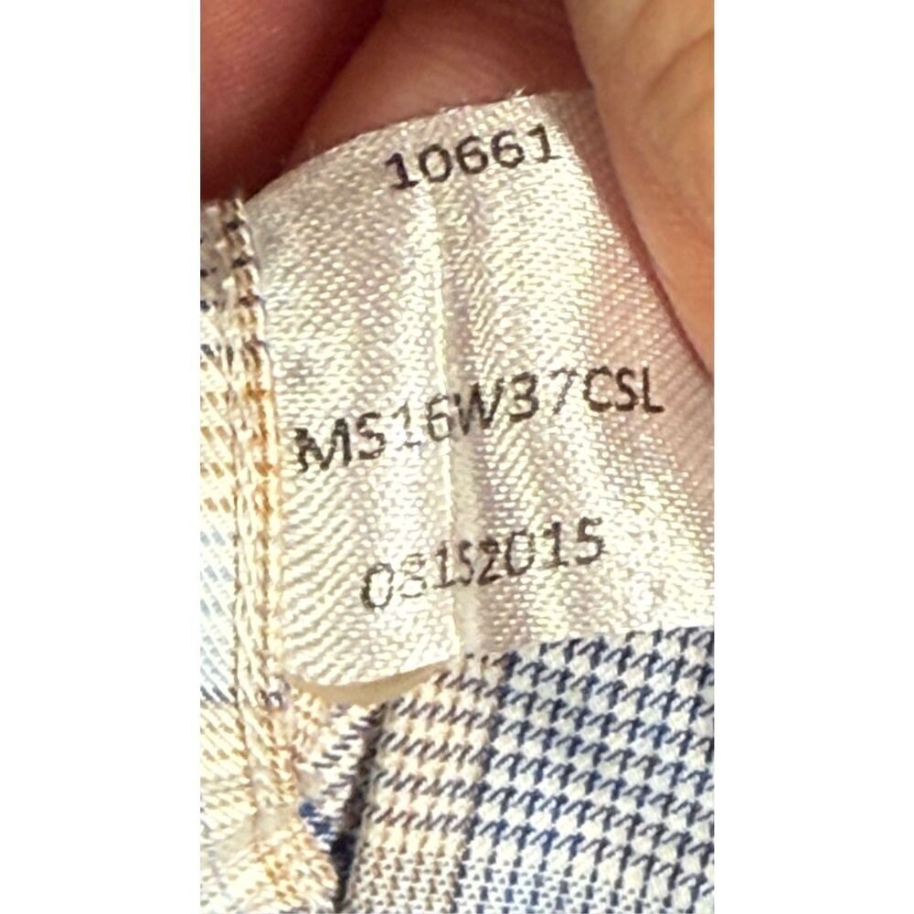 Peter Millar men’s plaid button-down shirt size medium - Picture 4 of 7